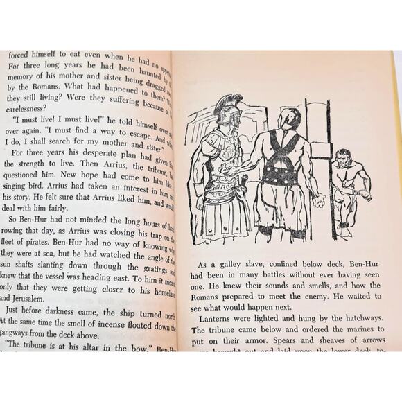 Ben-Hur (Abridged Movie Edition) (1961 Scholastic TX218) - Picture 6 of 10